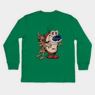 Ren and Stimpy Kids Long Sleeve T-Shirt